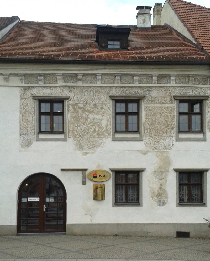 Dům zdobený sgrafity