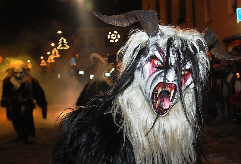 Krampus show Kaplice 2013
